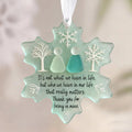 Snowflake-Shaped Ornament Thank You Keepsake